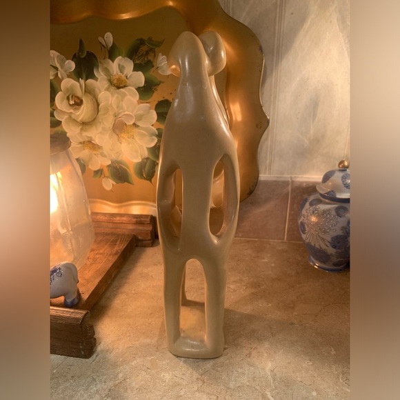 African Abstract Soap Stone Art LOVERS Sculpture Figurine from KENYA - Picture 4 of 7